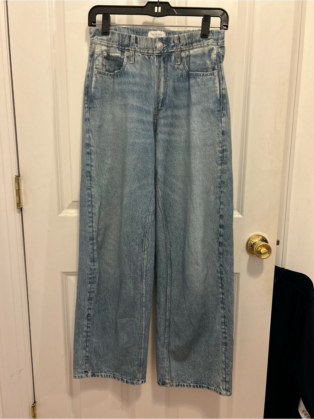 rag & bone Miramar Wide Leg Jeans in Valentina wash